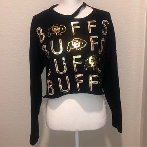 PINK CU Buffs Crop Top